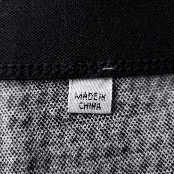 Max Studio Wide Leg Sailor Pants Houndstooth Slipon Stretch Women 28 Black White - Picture 10 of 13